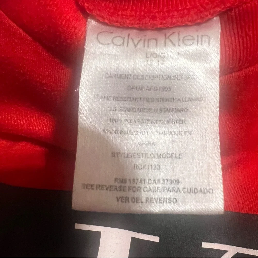 Calvin Klein Boy’s Pajama Sets - Gray and Red Plaid 12/14